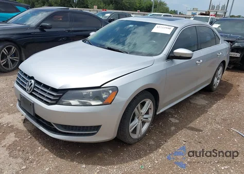 2015 Volkswagen Passat 2.0L Tdi Se из США, поврежденный, VIN 1VWBV7A35FC022768